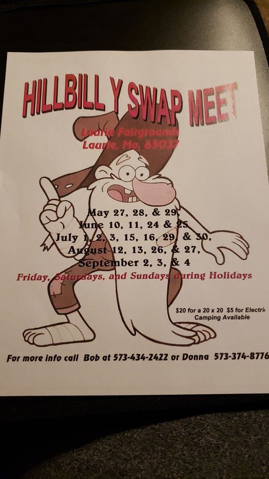HILLBILLY SWAP MEET!!!