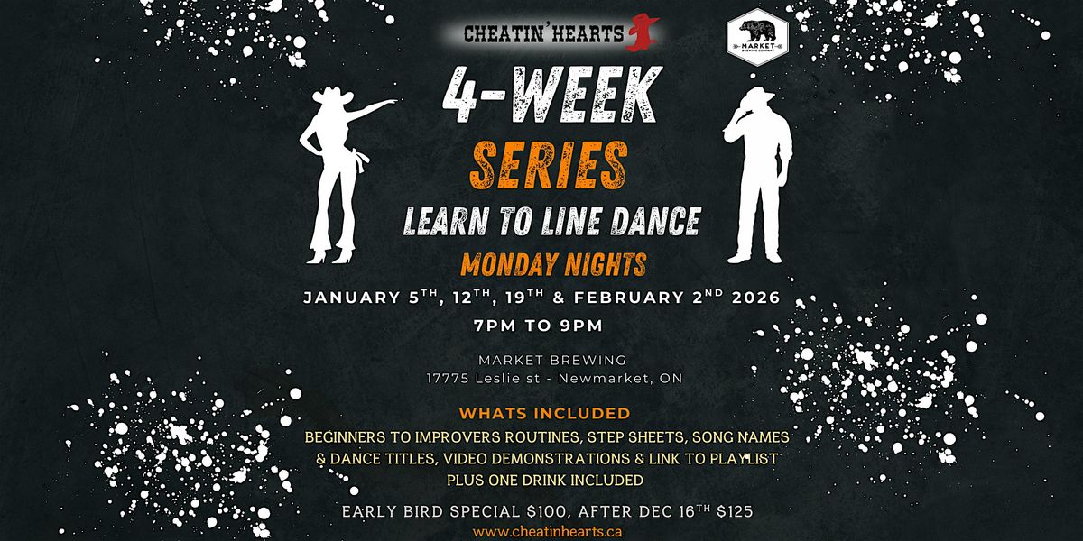 4-week Line Dancing Series at Market Brewing