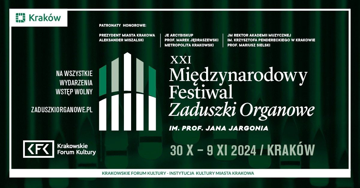 XXI Mi\u0119dzynarodowy Festiwal Zaduszki Organowe im. prof. Jana Jargonia: Nicolas De Troyer