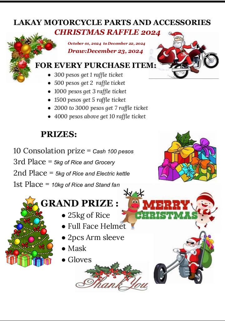 LAKAY Motorcycle Accessories Shop Raffle