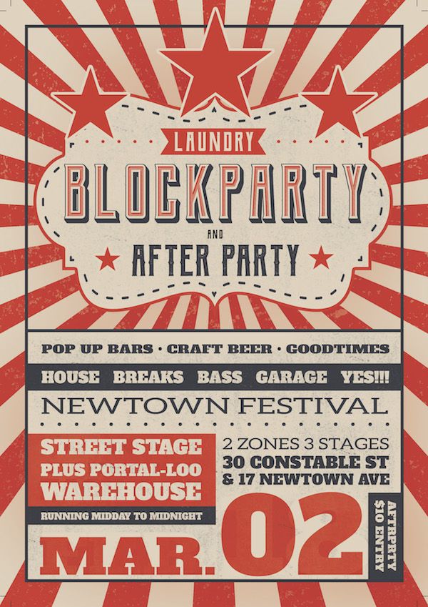 Laundry's Newtown Ave Block Party & After Party