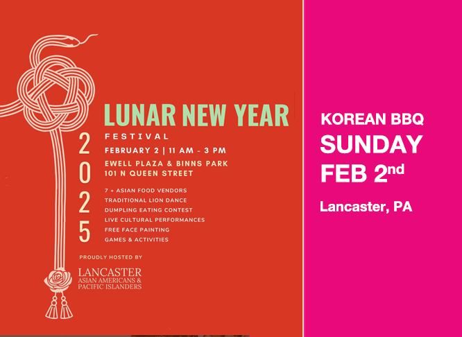 Korean BBQ Lancaster City 2025 Lunar New Year Celebration