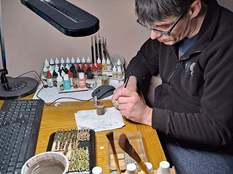 Basic Brush Skills-Miniatures painting tuition