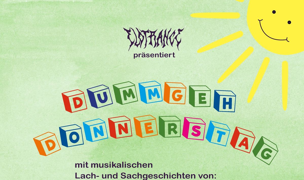 RAVE AM DONNERSTAG w\/ ELOTRANCE - Techno, Trance, Hard Dance\n\n