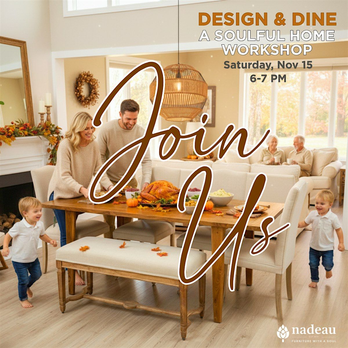 \u2728 Design & Dine: A Soulful Home Workshop \u2728