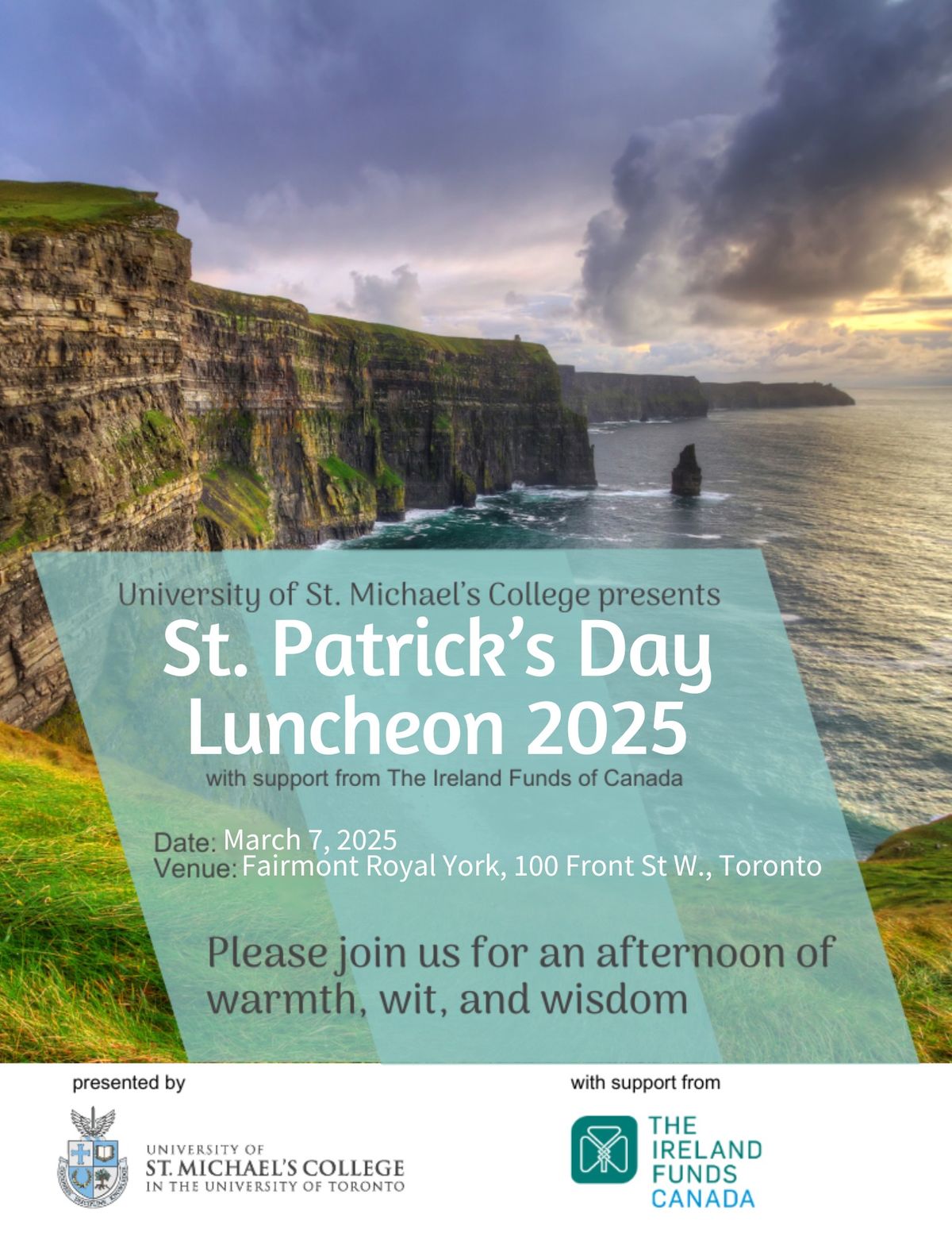 Ireland Funds, Canada St Patrick's Day Luncheon 2025