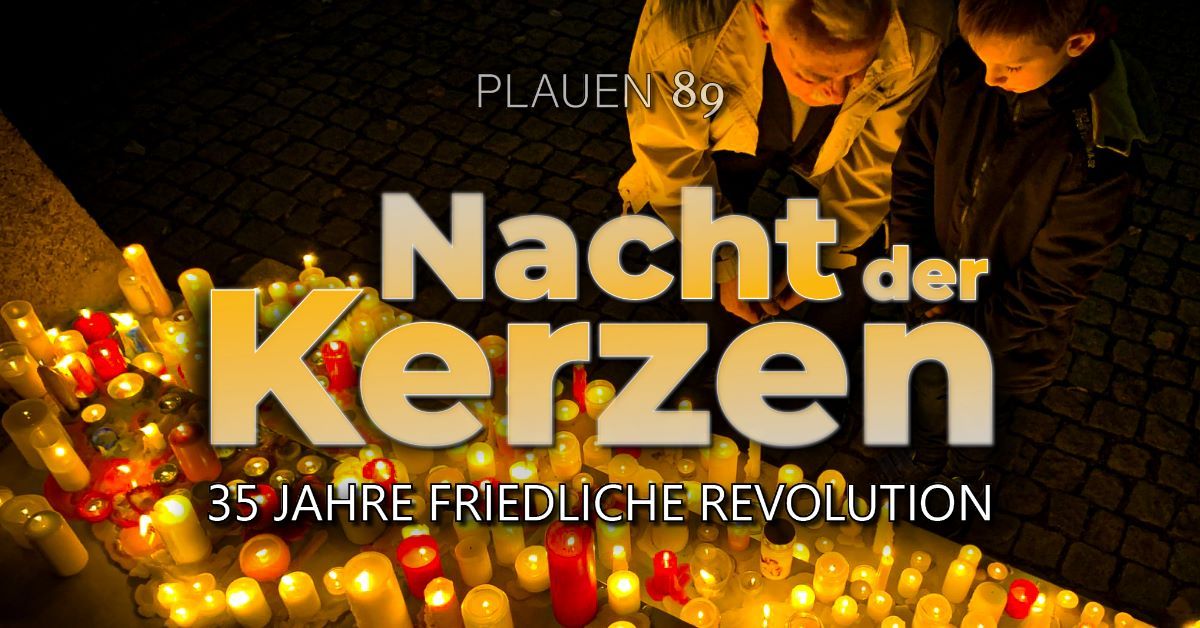 Die "Nacht der Kerzen" in Plauen 2024