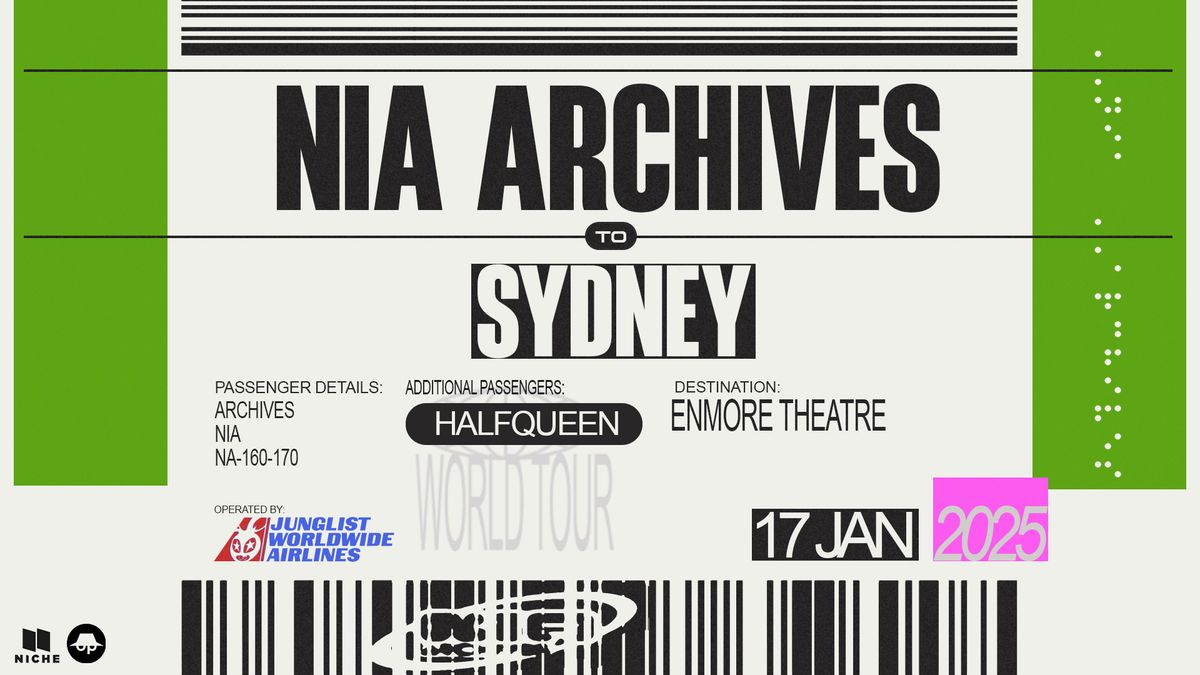 Nia Archives: JUNGLIST WORLDWIDE TOUR | Sydney