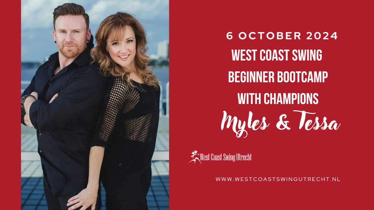 Beginner Bootcamp West Coast Swing with Champions Myles and Tessa