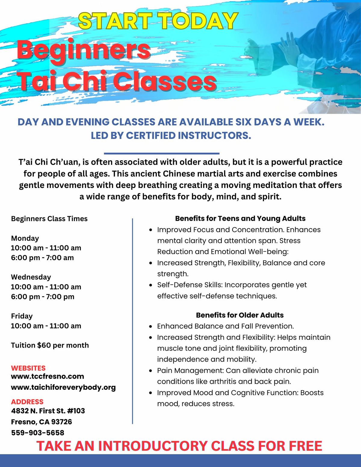 Tai Chi Classes