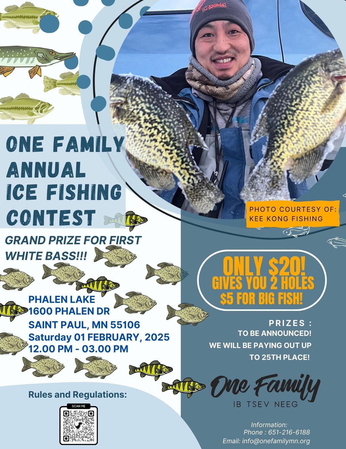 One Family Annual Ice Fishing Tournament