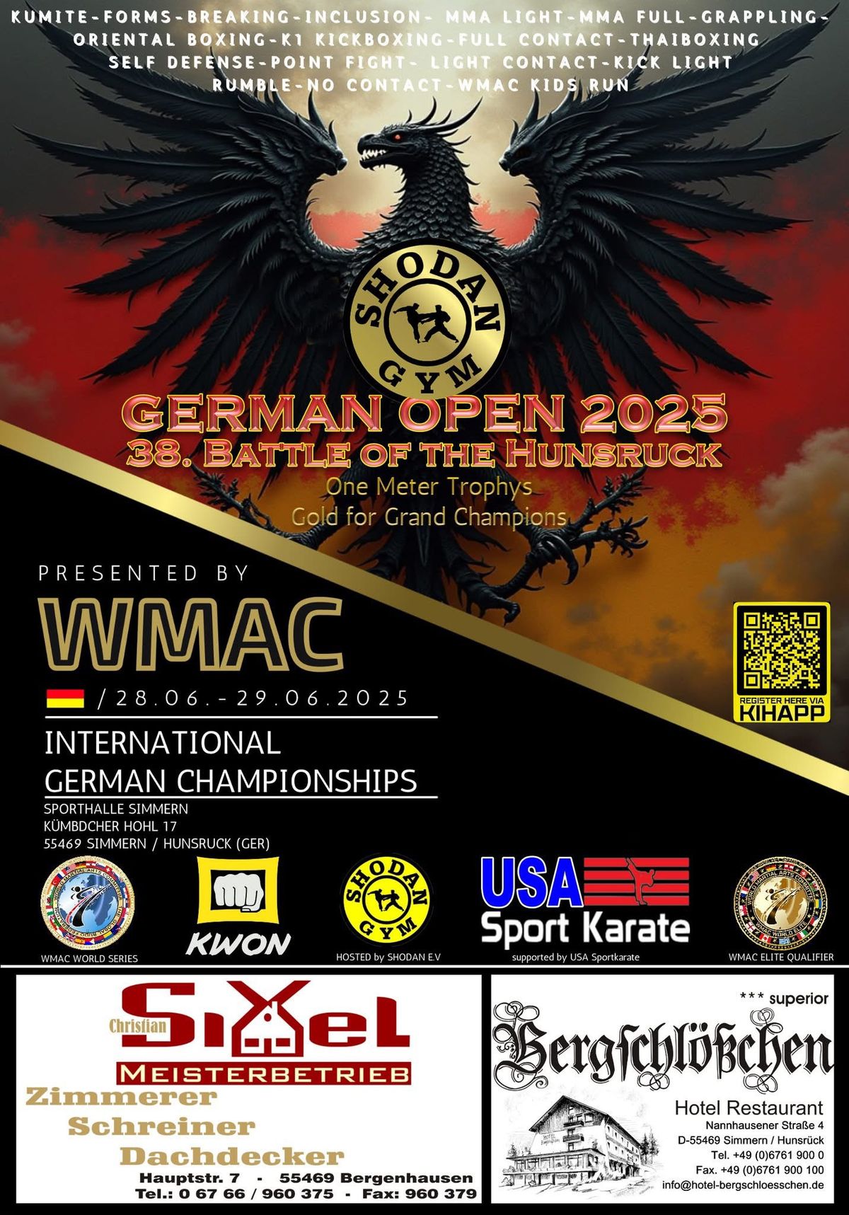 38th Battle of the Hunsr\u00fcck - German Open WMAC