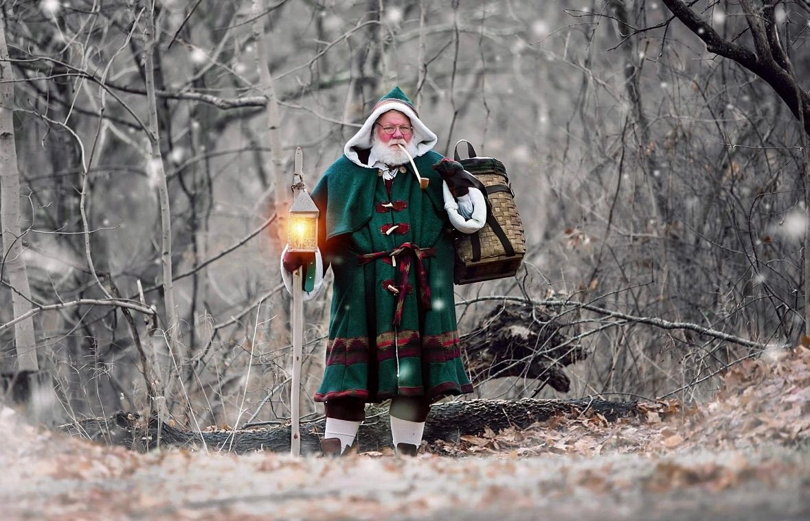 Santa of The Woods is visiting Milk House Meats