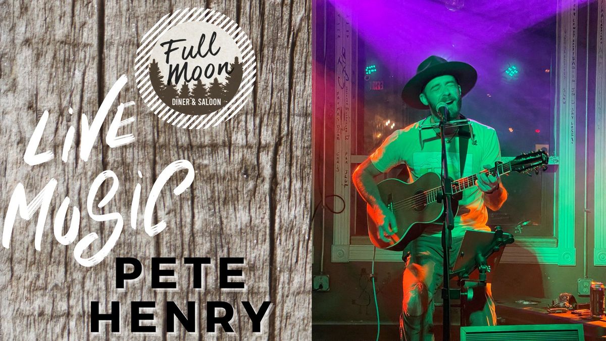 Live Music-Pete Henry