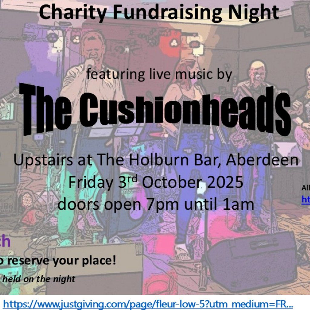 Charity Fundraising Night featuring The Cushionheads Band