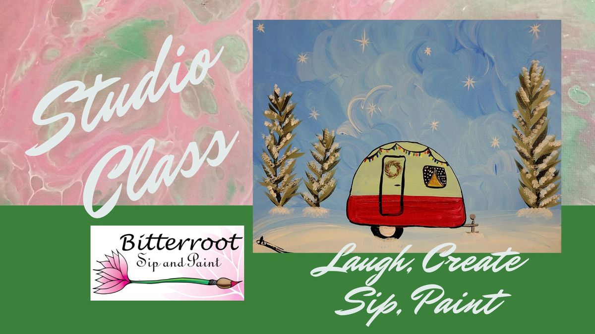 Studio Class- Christmas Camper