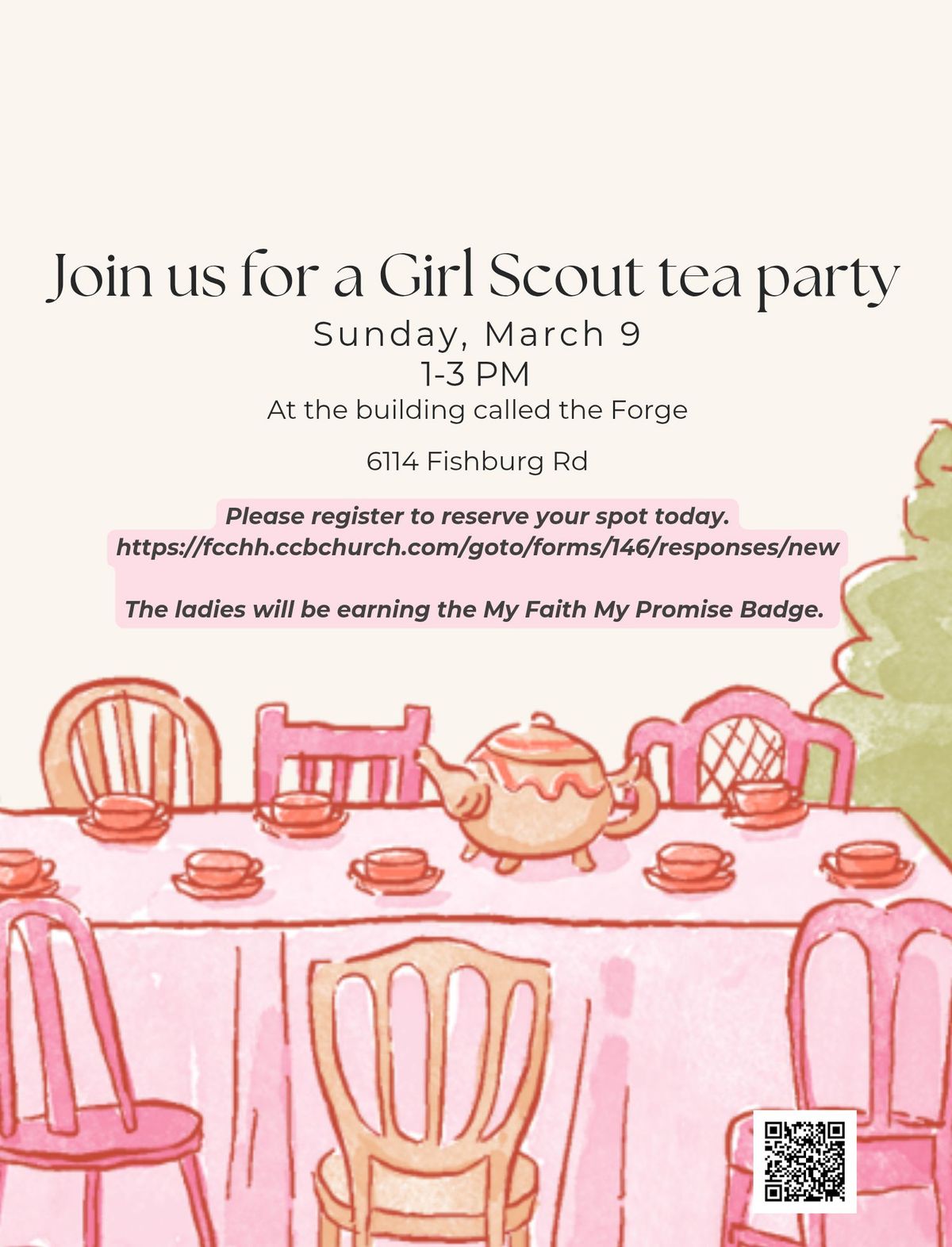 Girl Scout Tea Party