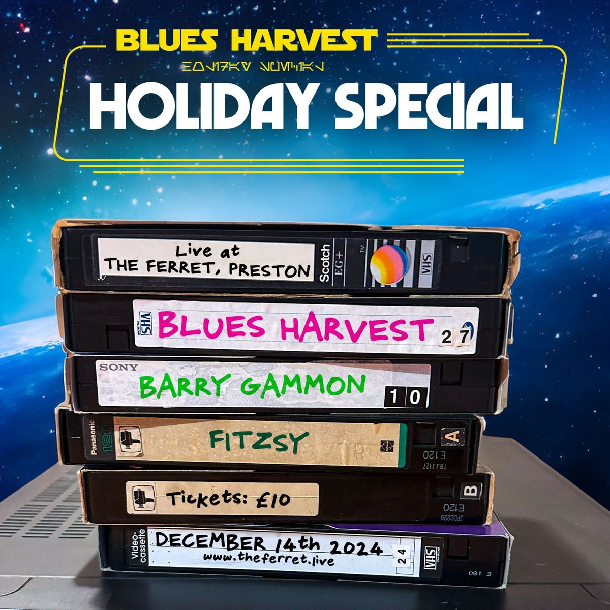 BLUES HARVEST HOLIDAY SPECIAL  ft. BLUES HARVEST Barry Gammon Fitzsy & more to be announced!