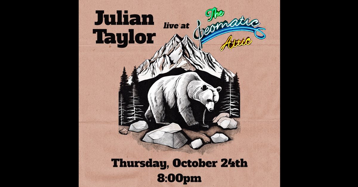 Julian Taylor Live at Geomatic Attic