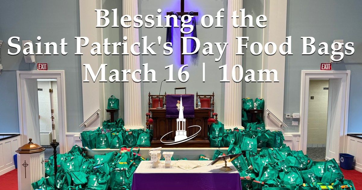 Blessing of the Saint Patrick's Day Food Bags