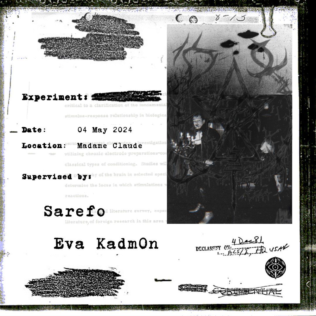 Eva Kadmon + Sarefo + Adrian Bang (DJ-Set)