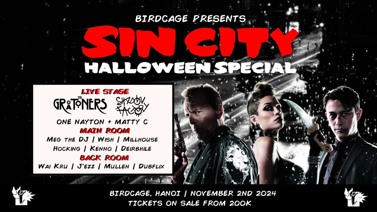 Birdcage Halloween: Sin City. 