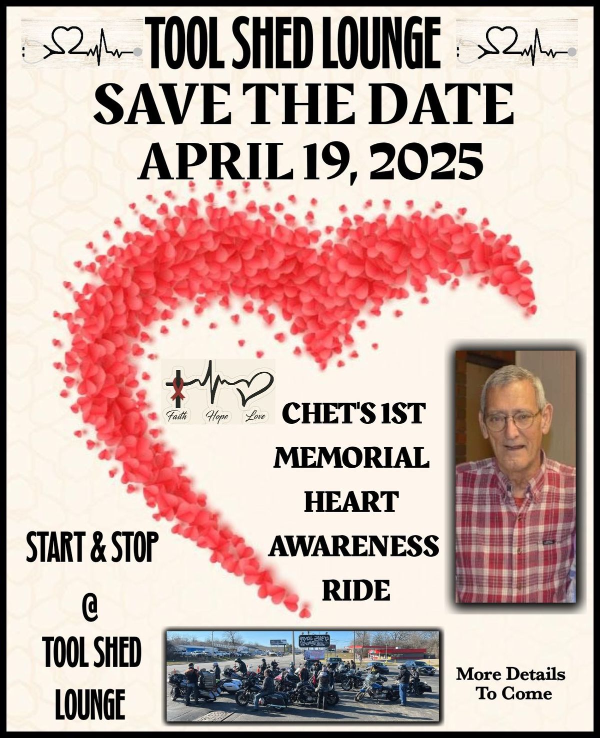 CHET'S 1st MEMORIAL HEART AWARENESS RIDE