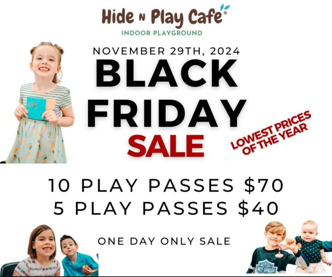 Black Friday Sale- Play Passes