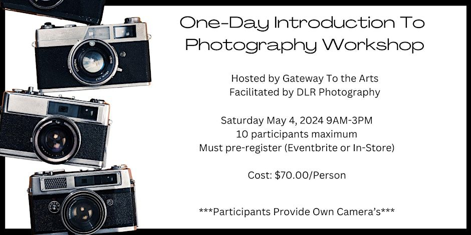 One-Day Introduction To Photography Workshop