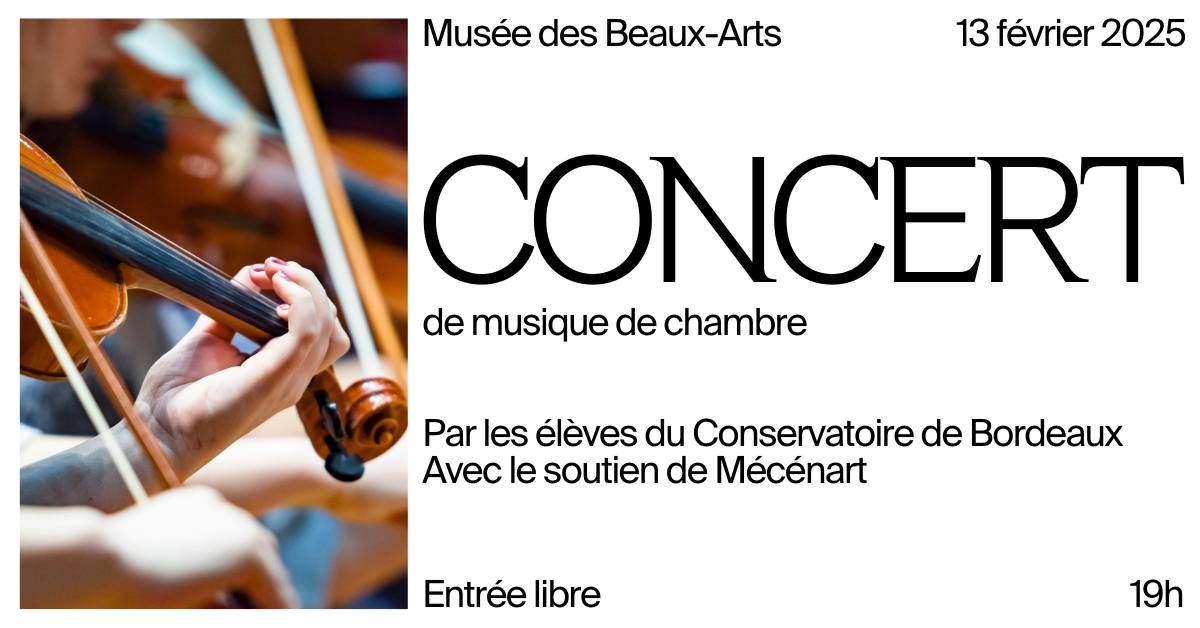 Concert de musique de chambre