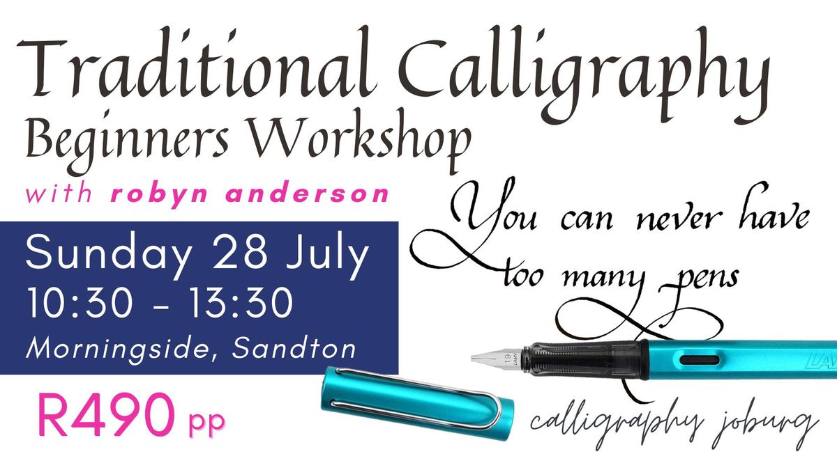 Traditional Calligraphy Workshop - Morningside, Sandton