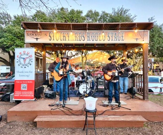 Proud Country on The Fort Worth Stockyards Rodeo Stage