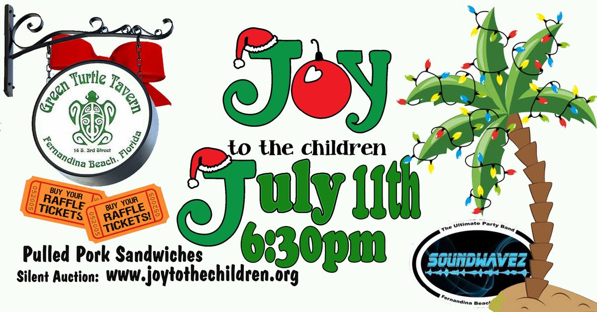 Joy to The Children  - Christmas in July - Green Turtle