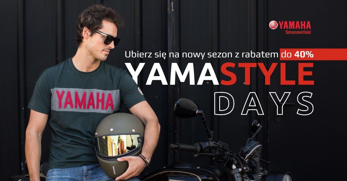 Wyprzeda\u017c Odzie\u017cy i Akcesori\u00f3w Yamaha | YamaStyle Days w Yamaha Smorawi\u0144ski