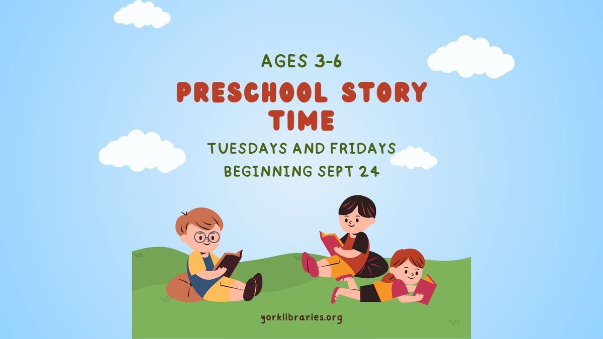 Preschool Story Time