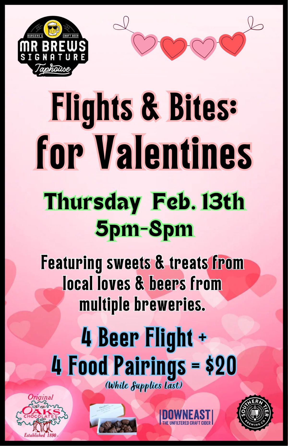 Flights & Bites for Valentines 