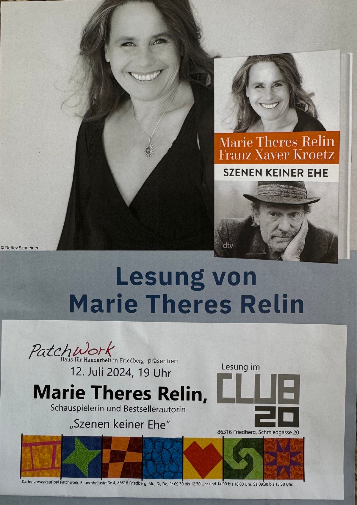 Lesung von Marie Theres Relin