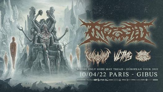 Ingested, Vulvodynia, VCTMS, Bound in Fear @Paris\/\/Gibus