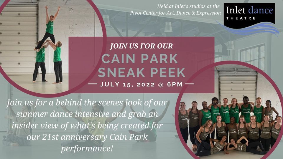 Cain Park Sneak Peak Inlet Summer Dance Intensive Halfway Showing 2022