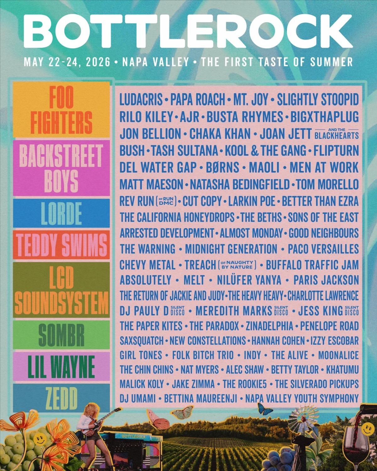 BottleRock Festival: Lorde  Teddy Swims & Lil Wayne - Friday