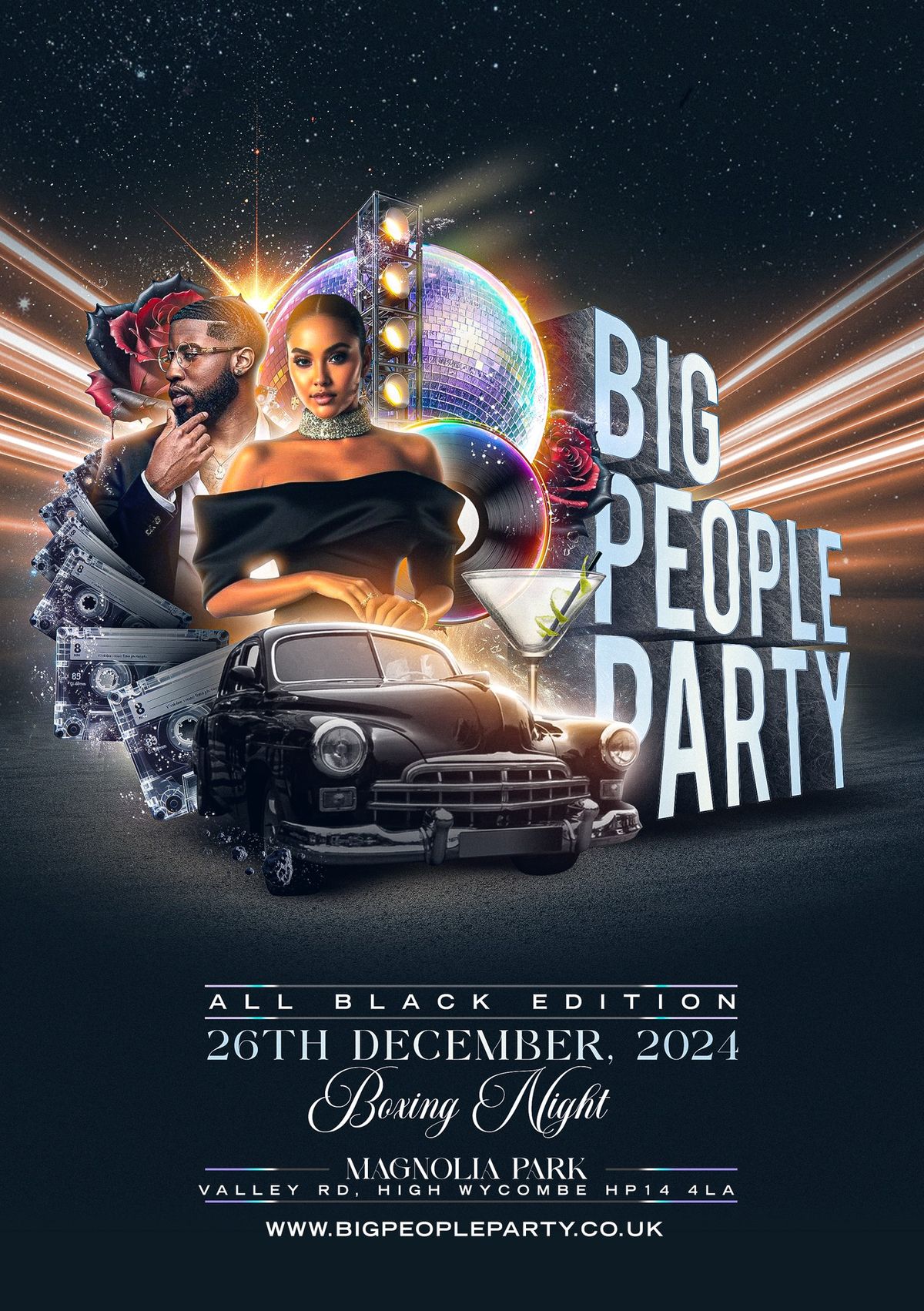 BIG PEOPLE PARTY - ALL BLACK EDITION - BOXING NIGHT