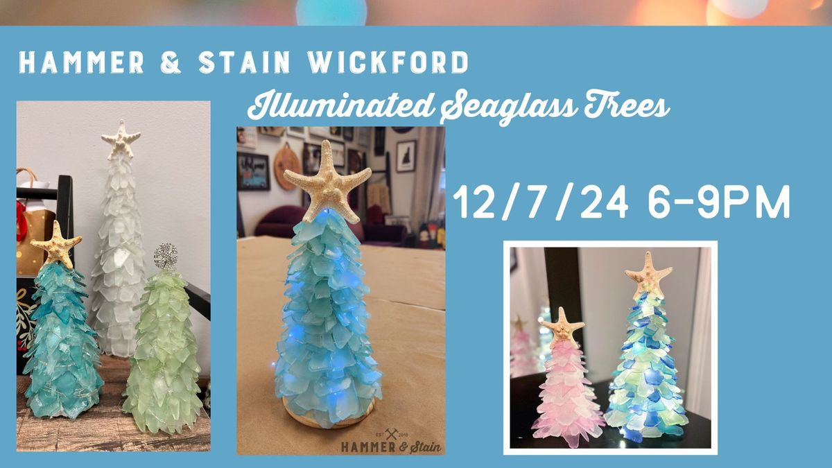 12\/7\/24 6-9pm Illuminated Seaglass Tree