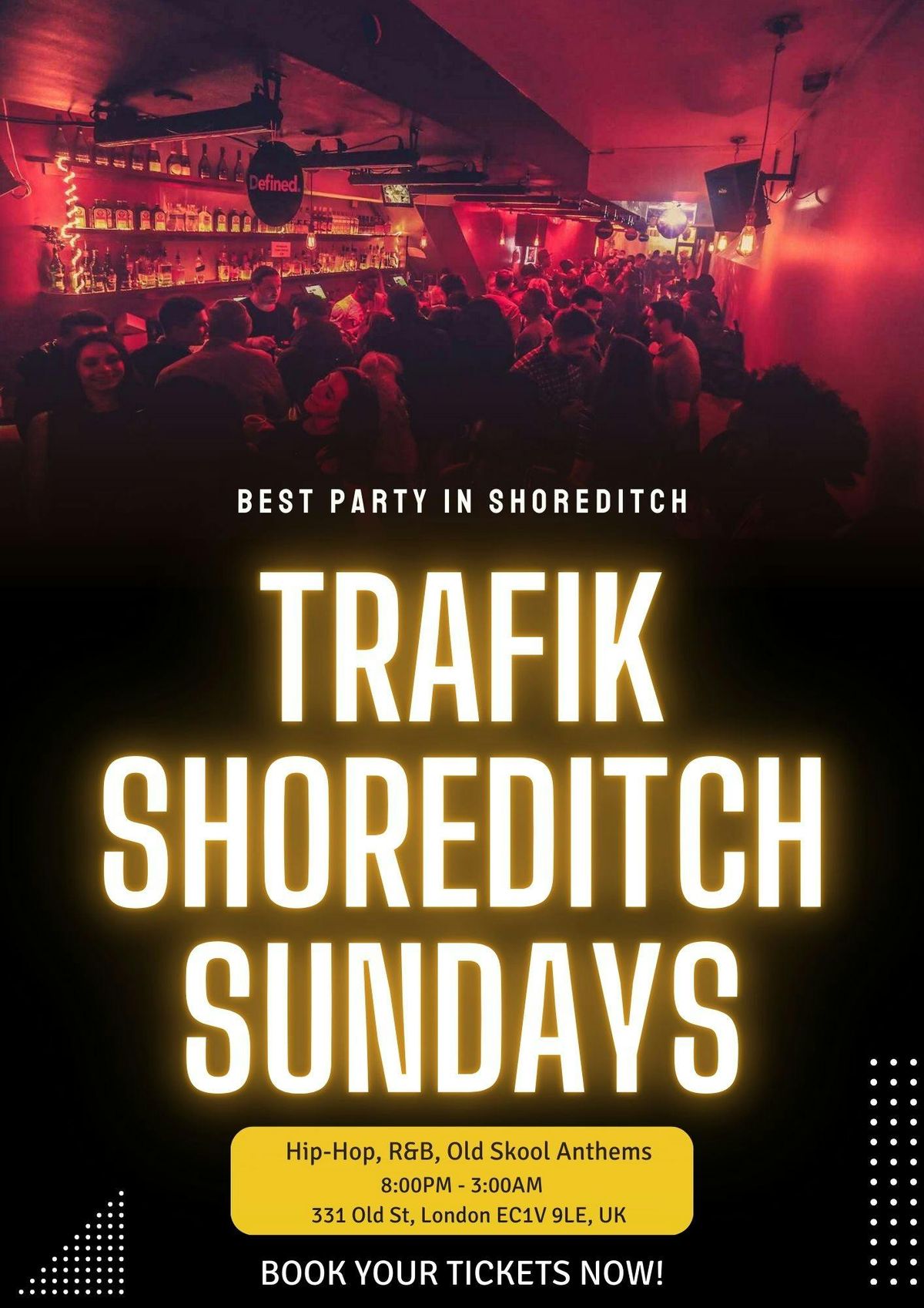 Bank Holiday Sunday Party \/\/ Trafik Shoreditch \/\/ Party Tunes, Sexy RnB, Commercial 