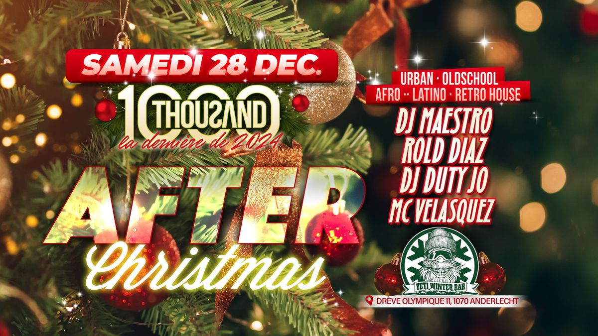 THOUSAND \u265a SAMEDI 28 D\u00c9CEMBRE 2024 \u265a YETI WINTER BAR