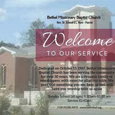 Bethel Missionary Baptist Church