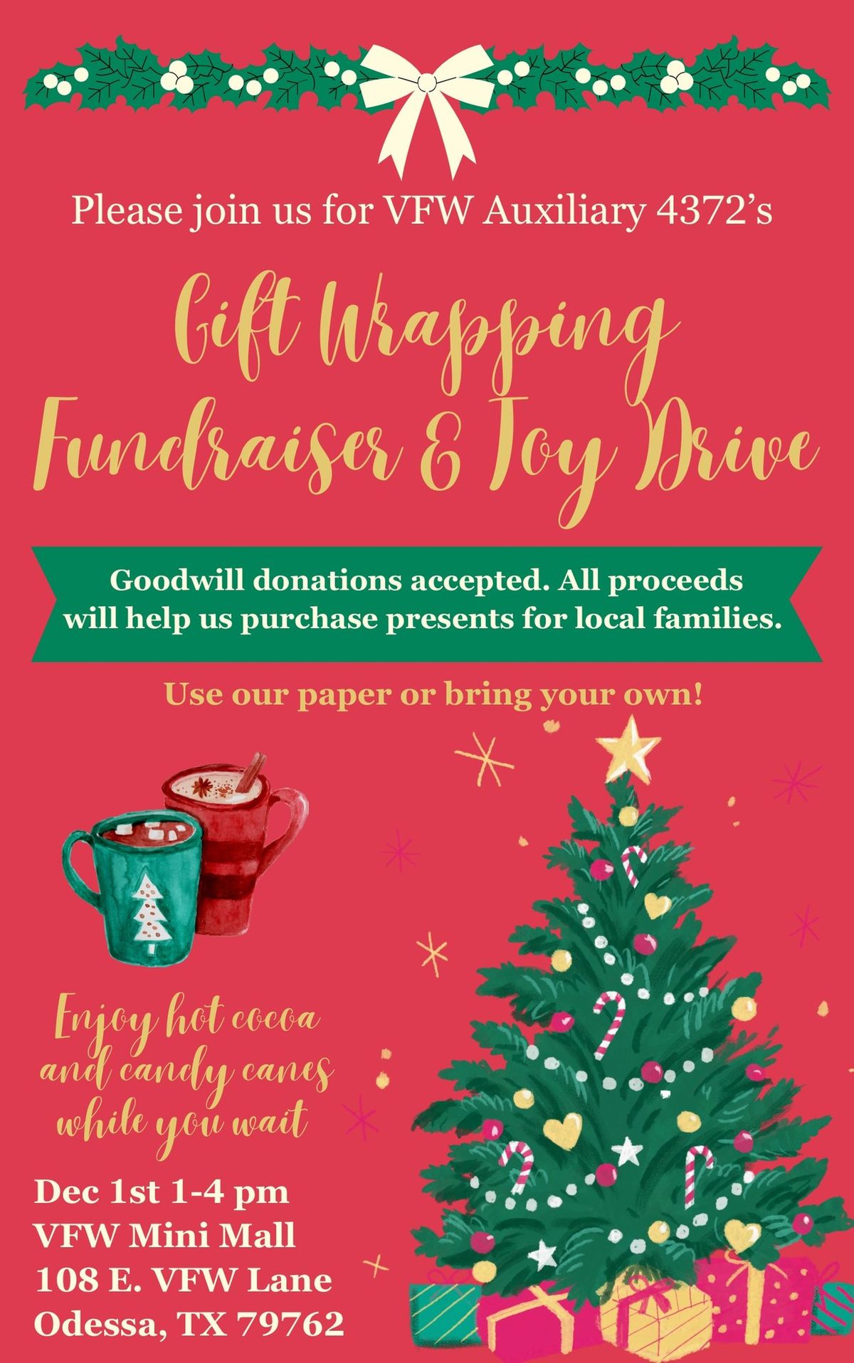 Gift Wrapping Fundraiser 