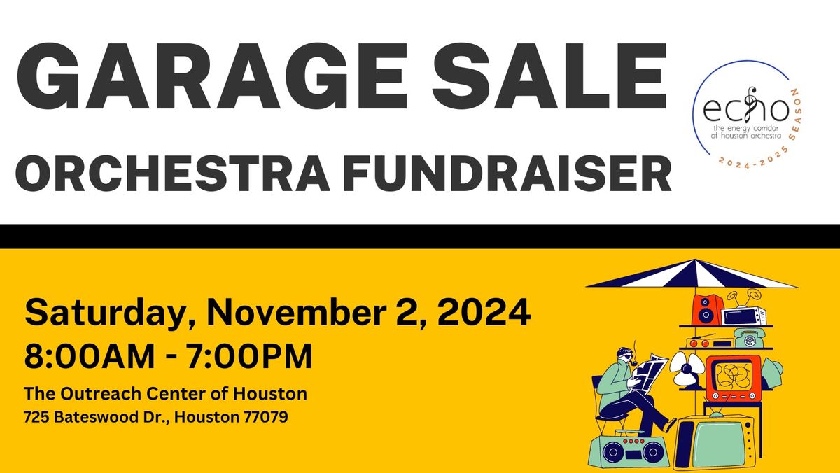 ECHO Orchestra Garage Sale Fundraiser 