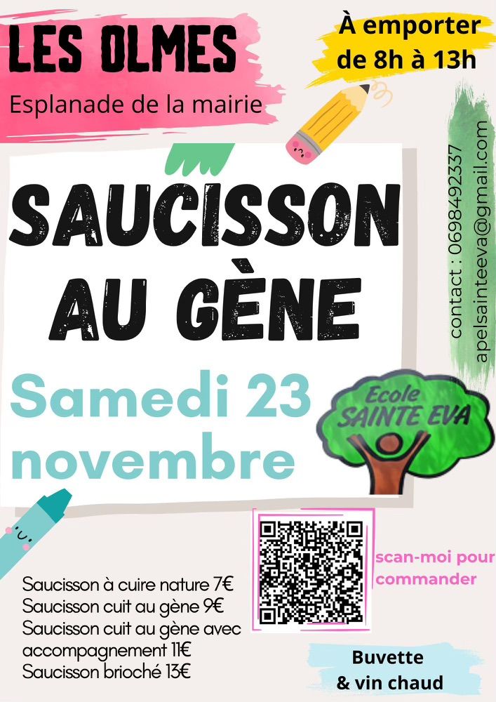 Vente de saucissons au g\u00e8ne 