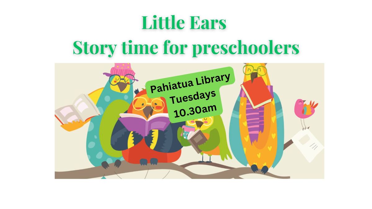 Little Ears Storytime at Pahiatua Library