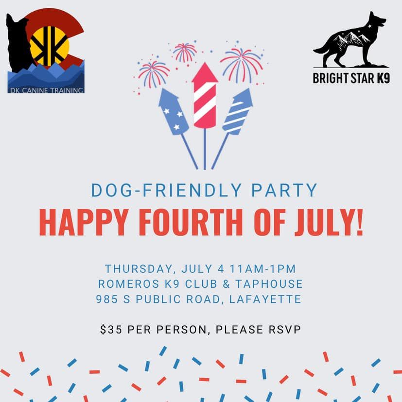 Dog Friendly 4th of July Party